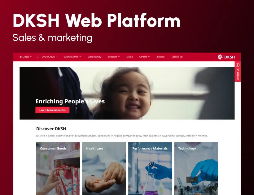 DKSH Web Platform image