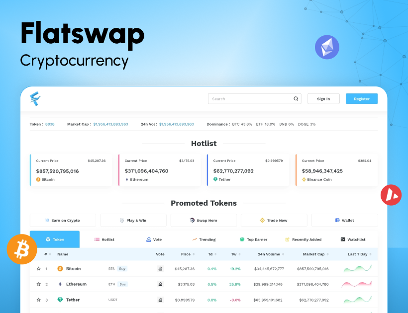 flatswap-blockchain-web-application