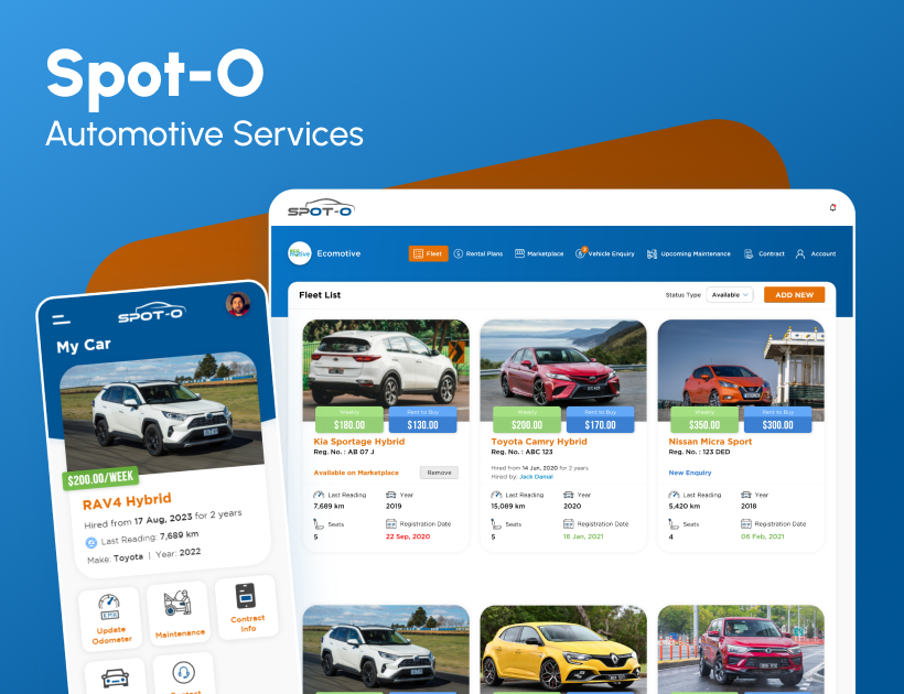 Spot-O Web and Mobile Platforms