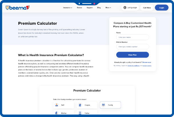 beema1-premium-calculator