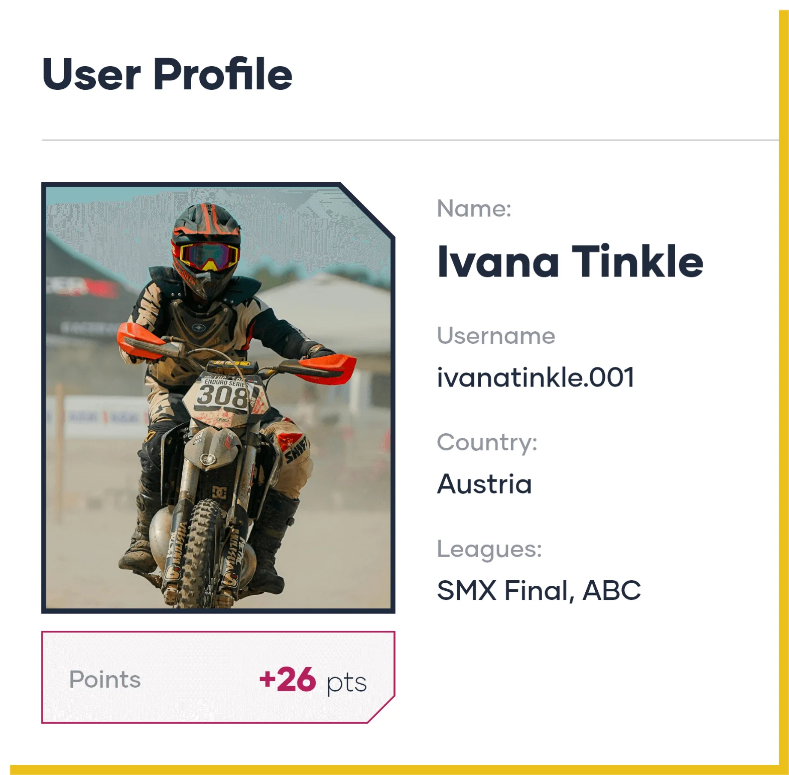 User profile
