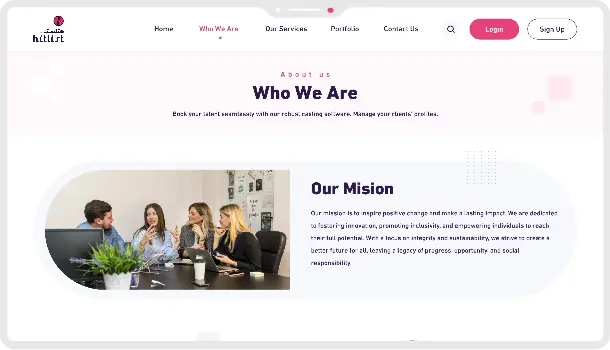 our mision page