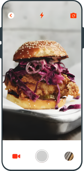 hop app camera screen