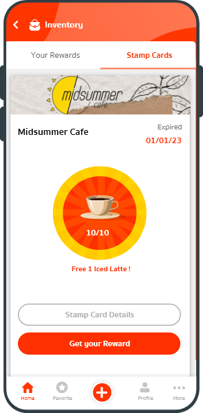 hop app reward screen
