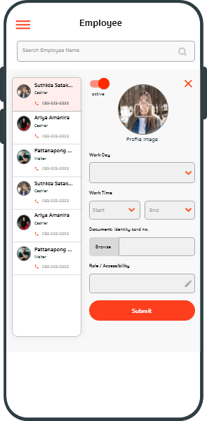 hop merchant app screen