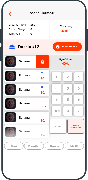 hop merchant app screen