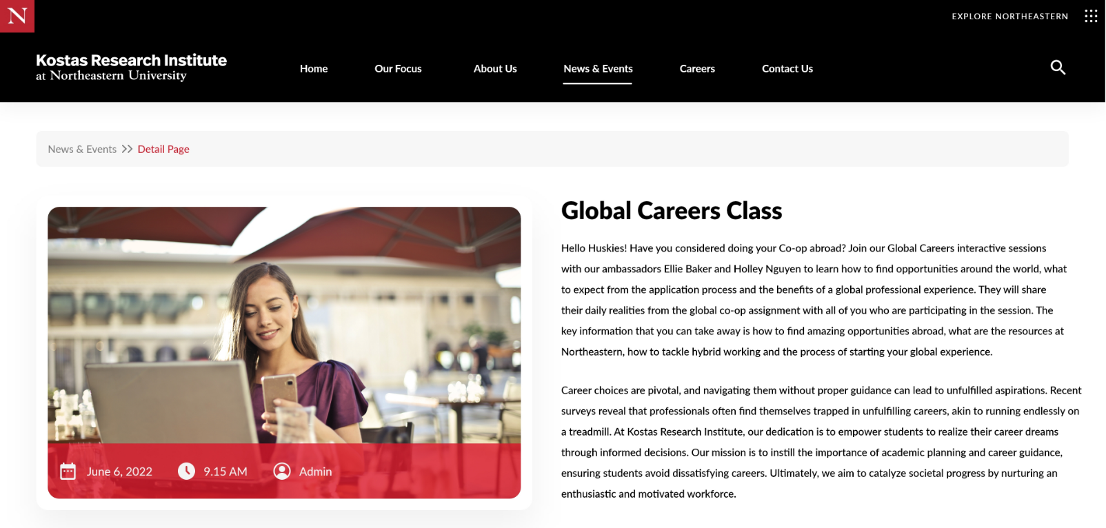 kostas global career class