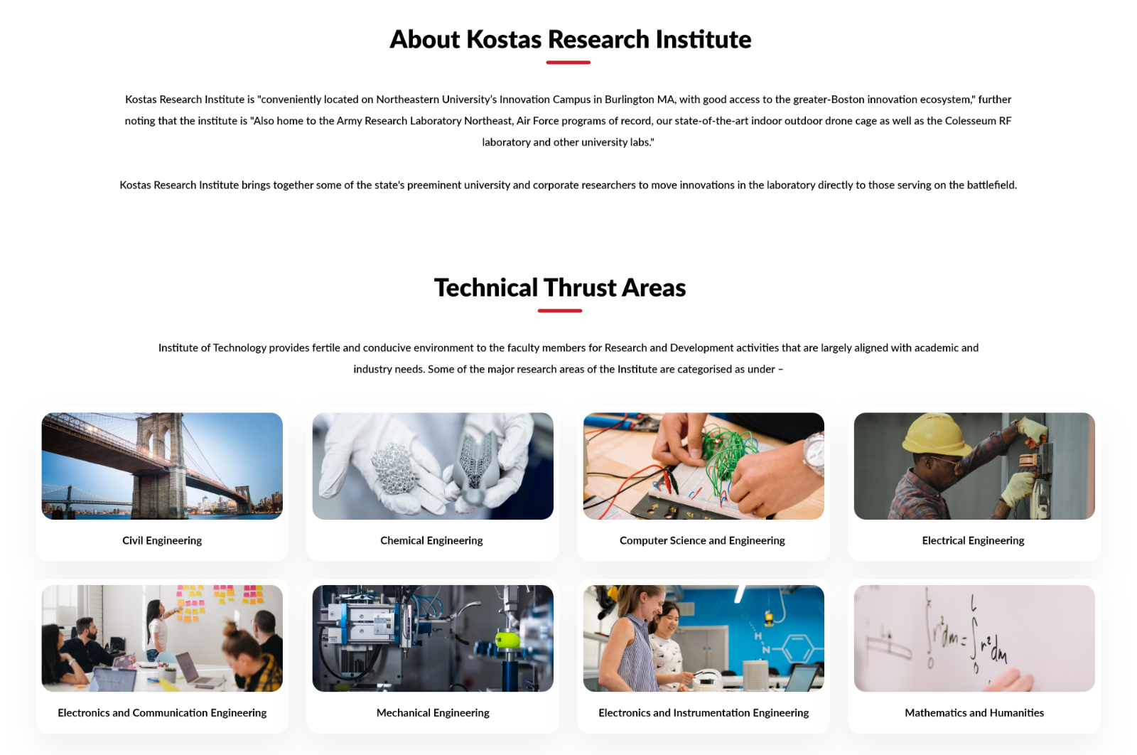 kostas technical areas