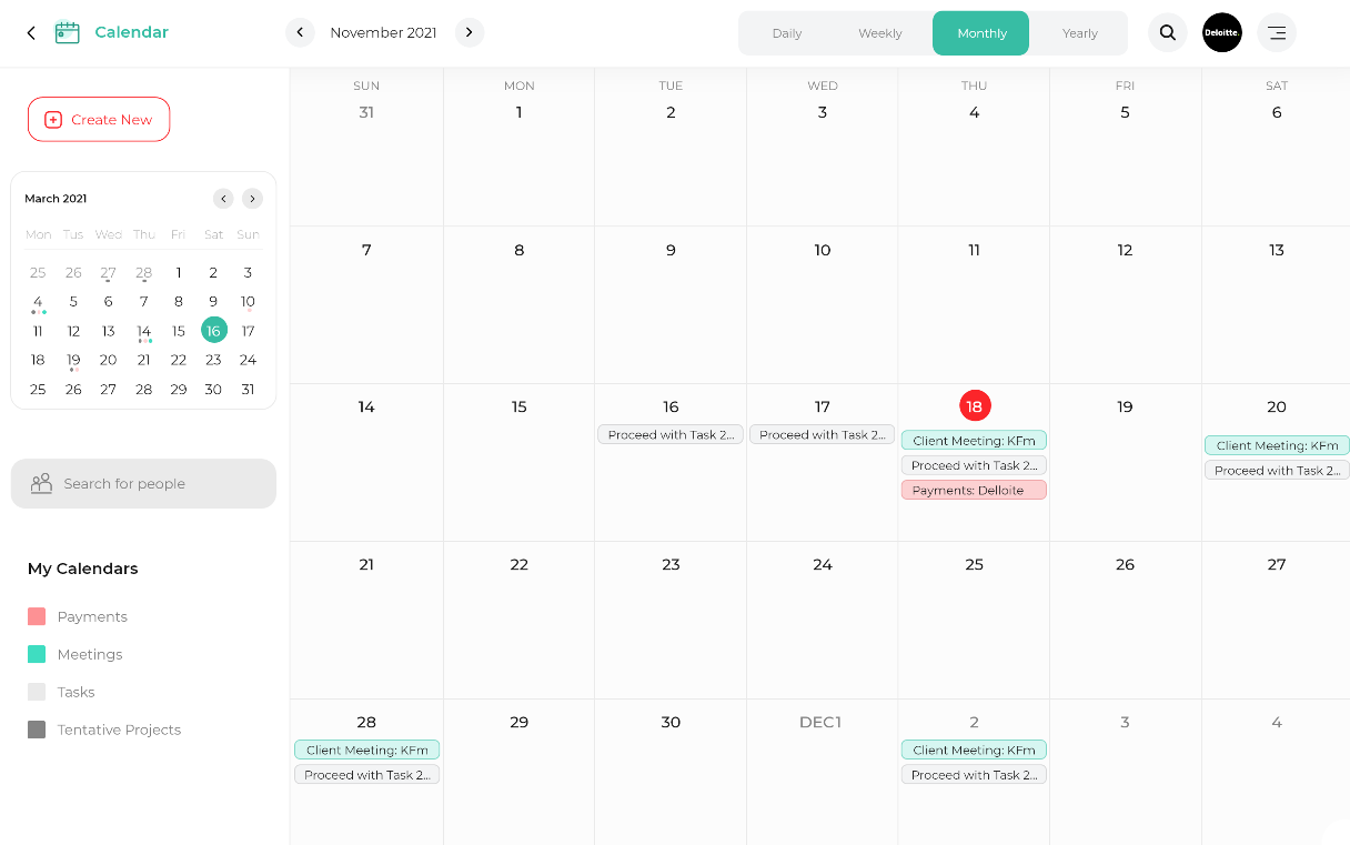 recruitment calendar
