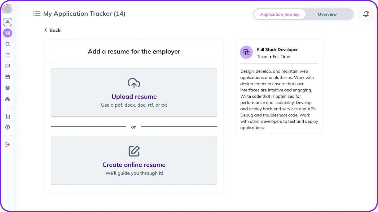 application overview